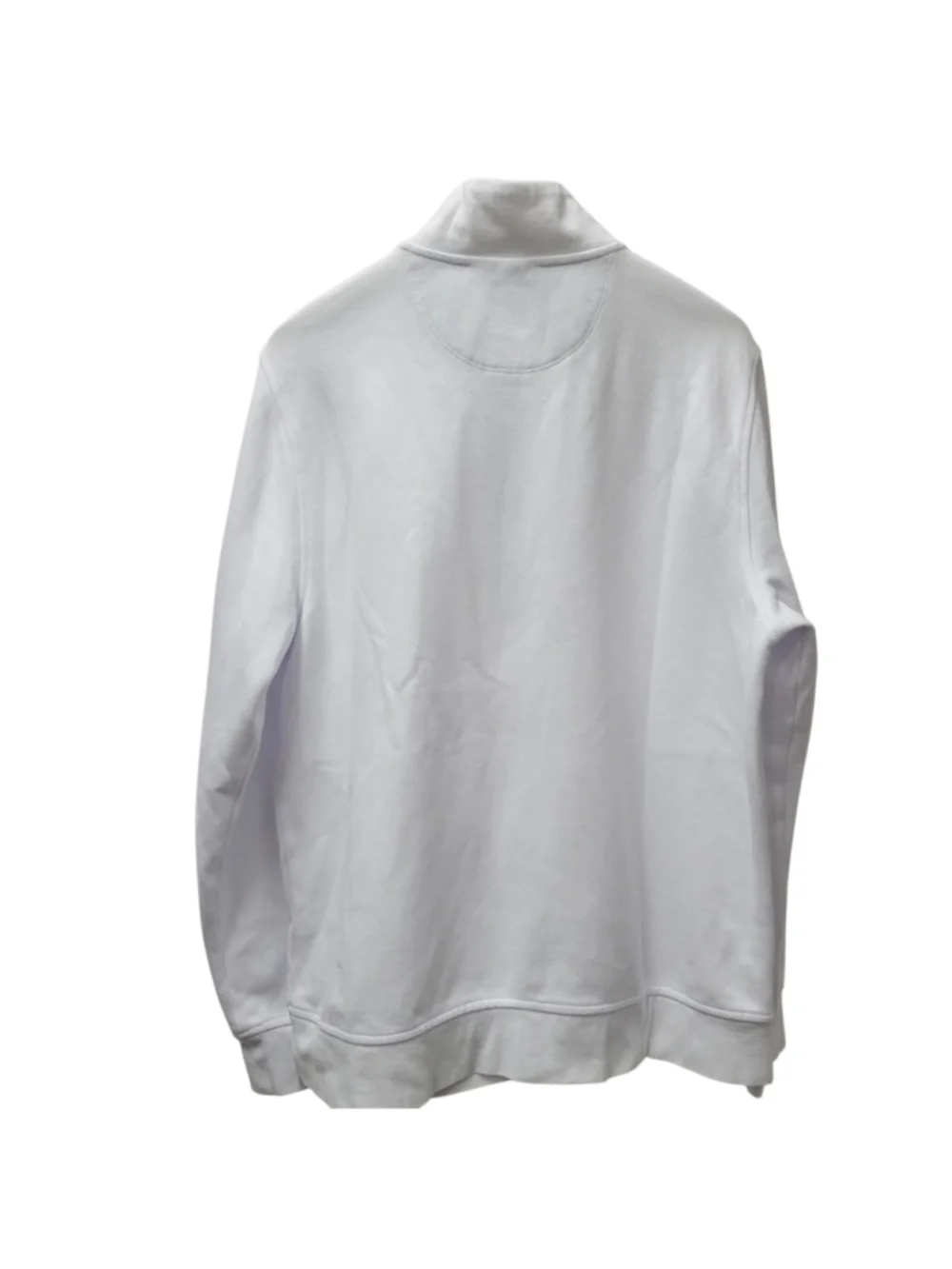 Brooks Brothers Men's Performance Series Quarter-Zip Long-Sleeves White Shirt